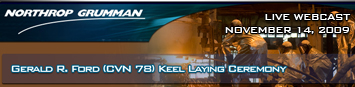 Northrup Grumman keel laying ceremony (CVN 78)