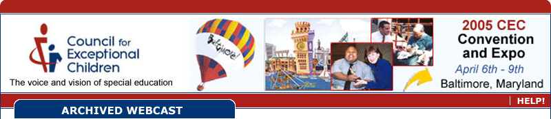 Archived Webcast of CSUN 2005 20th Annual International Conference, 