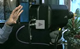 Takuma Kumata and Dwayne Kersey display the new JVC 4K camera and monitor
