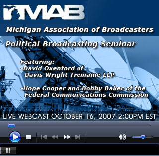 MAB Political Broadcasting Seminar 2007