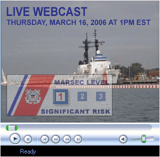 MaritimeTV LIVE Webcast - Port Debate Hightens, Calls for More US Crews on Ships as Security Measure - March 16, 2006 at 1PM EST