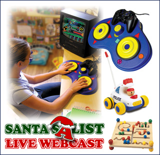 AT508.com Live Webcast - Santa's A List - Holiday Gifts Ideas for Kids with Disabilities on December 17, 2004 at 3PM