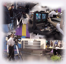 Collage of TVWW Team on the job