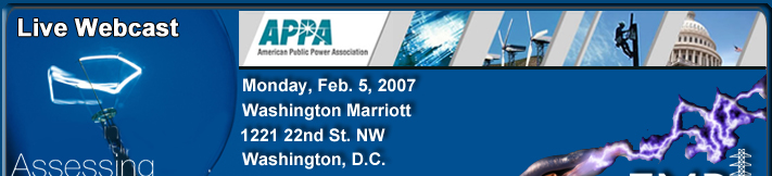 Live Webcast of National League of Cities, December 5-9 2006, Reno NV