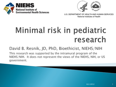 The Presidential Commission for the Study of Bioethical Issues