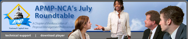 Archived Webcast of APMP-NCA's July Roundtable - New EVM Rules: How to Compete on OMB's Changing Playing Field, July 19, 2006