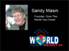Dave Gardy with Sandy Masin, Founder of Give The World Your Heart