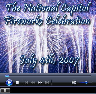 the National Capitol Fireworks Celebration on July 4th 2007