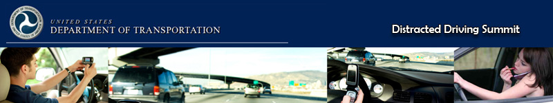 Department of Transportation - Distracted Driving Summit Sep. 30 - Oct. 1, 2009