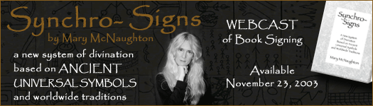 Archived webcast of Synchro-Signs Book Signing by Mary McNaughton, Available November 23, 2003