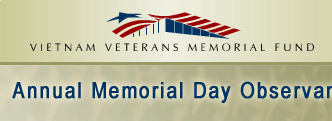 Archived Webcast of Annual Memorial Day Observance at the Wall on Monday, May 30 at 1PM