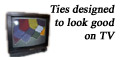 Ties designed to look good on TV